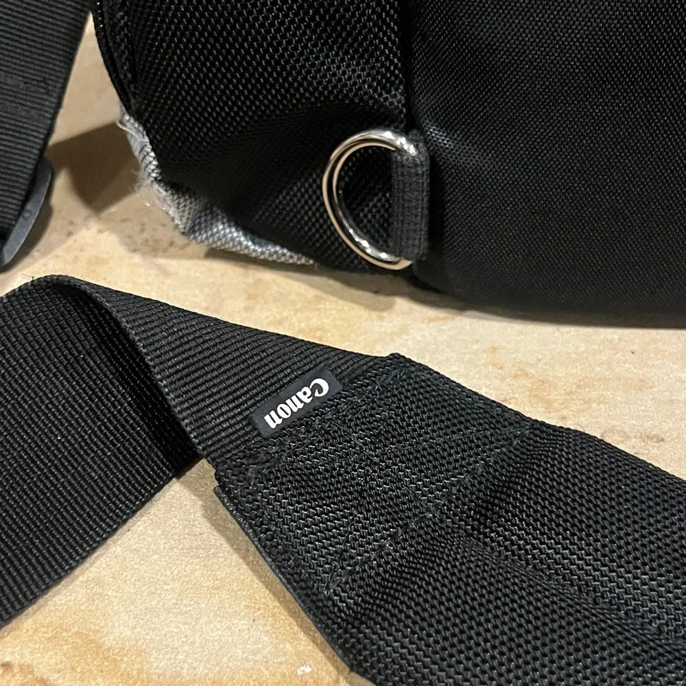 Canon Black and Gray Padded Camera Carrying Bag